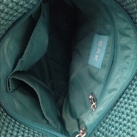 The SAK Teal Crossbody Handbag - Picture 4 of 4
